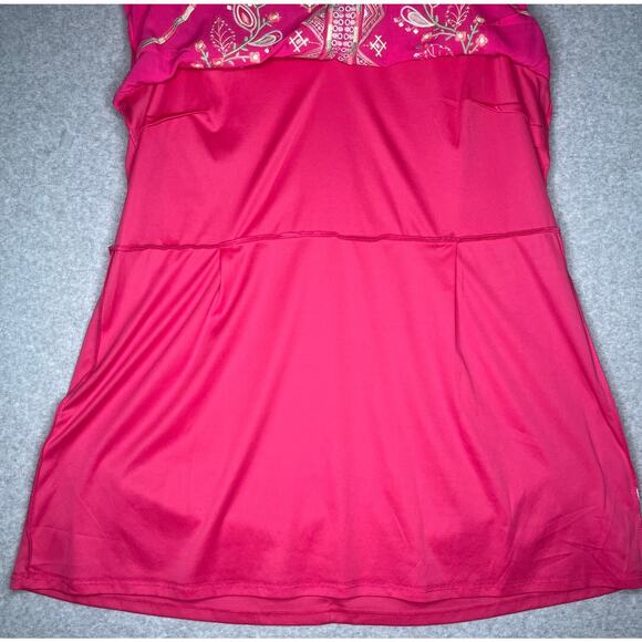 Savanna Jane women's dress pink floral embroidered midi boho lined v-neck 1X - Picture 9 of 13